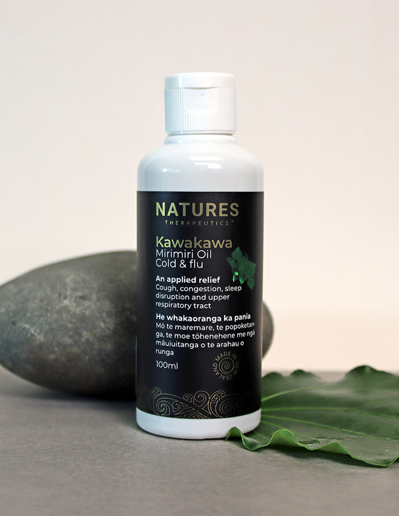 Natures Therapeutics Mirimiri Massage Oil KawaKawa Cold & Flu 100ml